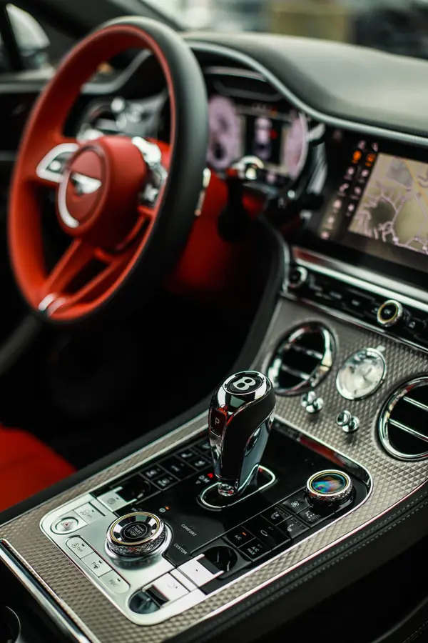 Bentley cockpit detail